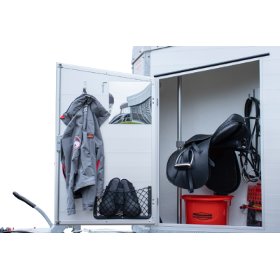 Trailer trasporto cavalli un posto Boeckmann Uno Esprit Silver + Black