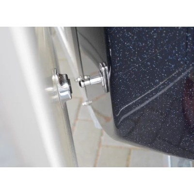 Trailer trasporto cavalli un posto Boeckmann Uno Esprit Silver + Black