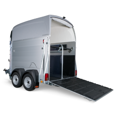Trailer trasporto cavalli in alluminio Boeckmann Champion Pony C