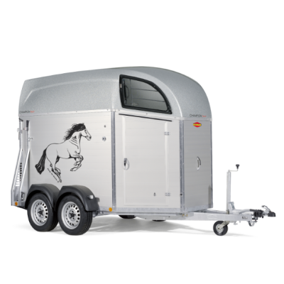 Trailer trasporto cavalli in alluminio Boeckmann Champion Pony C