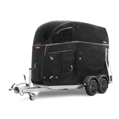 Trailer Trasporto cavalli Boeckmann Comfort in Vetroresina  due posti