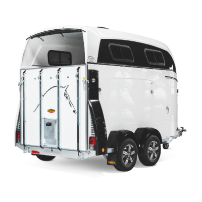 Trailer trasporto cavalli Grand Master SR WCF Boeckmann in Vetroresina Due Posti