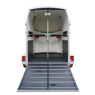 Trailer trasporto cavalli Boeckmann NEO L SKA -WCF- in Vetroresina Due Posti