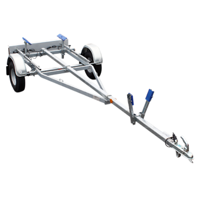 Carrello rimorchio auto per trasporto barche fino a 4500 mm senza freni