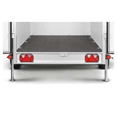 Rimorchio carrello auto furgonato mono asse