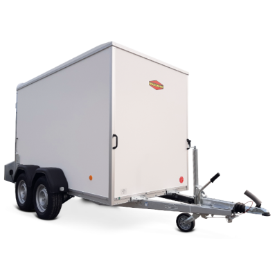 Rimorchio carrello auto furgonato mono asse