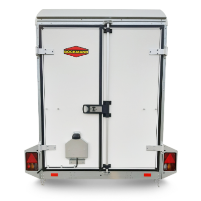 Rimorchio carrello auto furgonato mono asse