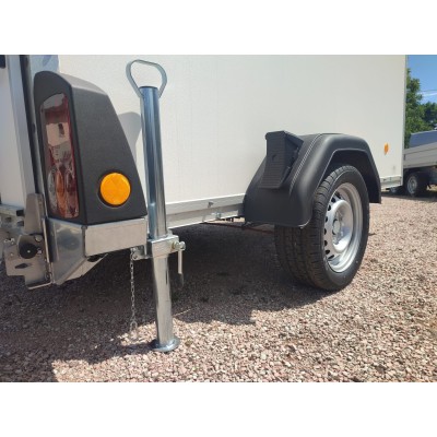 Rimorchio carrello auto furgonato mono asse