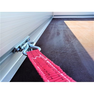 Carrello rimorchio appendice  auto monoasse in alluminio Boeckmann