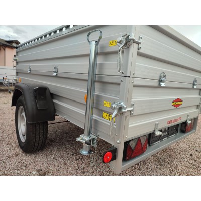 Carrello rimorchio appendice  auto monoasse in alluminio Boeckmann