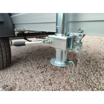 Carrello rimorchio appendice  auto monoasse in alluminio Boeckmann