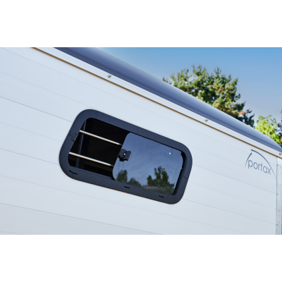 Trailer trasporto cavalli Boeckmann Portax K in Alluminio Due Posti