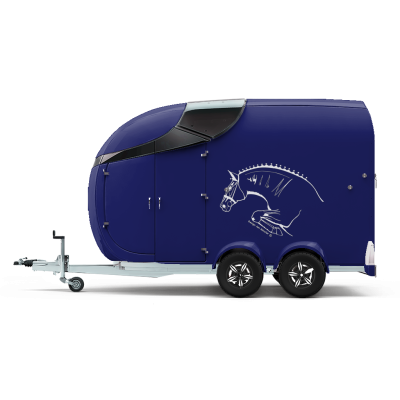 Neo L SR Trailer trasporto Cavalli Boeckmann in Vetroresina,