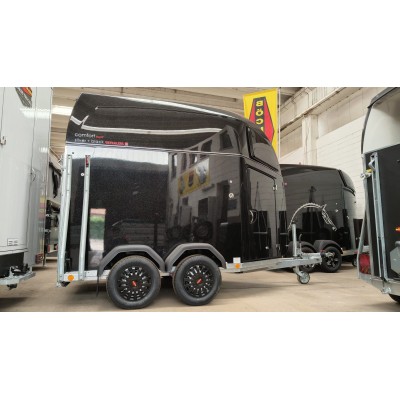 Trailer trasporto cavalli due posti in vetroresina PRONTA CONSEGNA