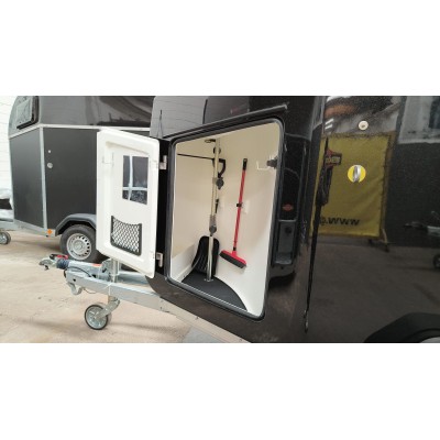 Trailer trasporto cavalli due posti in vetroresina PRONTA CONSEGNA