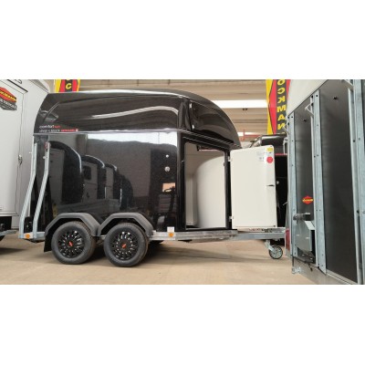 Trailer trasporto cavalli due posti in vetroresina PRONTA CONSEGNA
