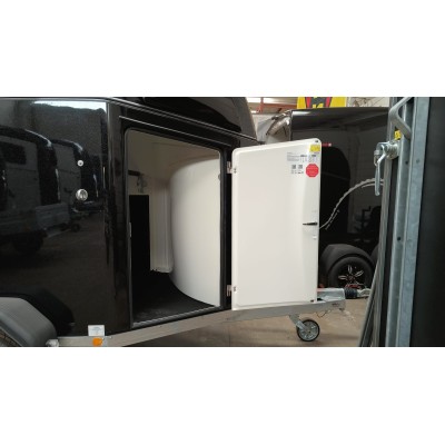 Trailer trasporto cavalli due posti in vetroresina PRONTA CONSEGNA