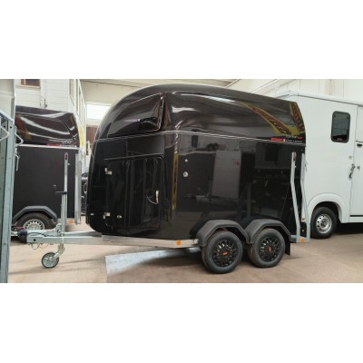 Trailer trasporto cavalli due posti in vetroresina PRONTA CONSEGNA