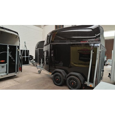 Trailer trasporto cavalli due posti in vetroresina PRONTA CONSEGNA