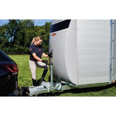 Trailer trasporto cavalli Boeckmann Portax SKA in Alluminio Due Posti