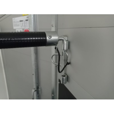 Trailer trasporto cavalli due posti in alluminio Boeckmann Champion Esprit Silver + Black