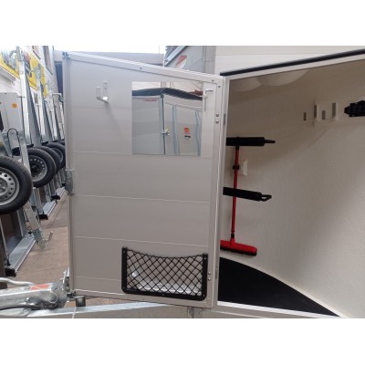 Trailer trasporto cavalli due posti in alluminio Boeckmann Champion Esprit Silver + Black