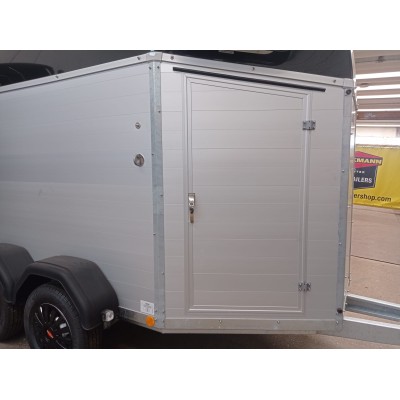 Trailer trasporto cavalli due posti in alluminio Boeckmann Champion Esprit Silver + Black