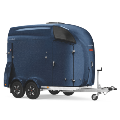 Trailer Trasporto cavalli Boeckmann Comfort in Vetroresina  due posti