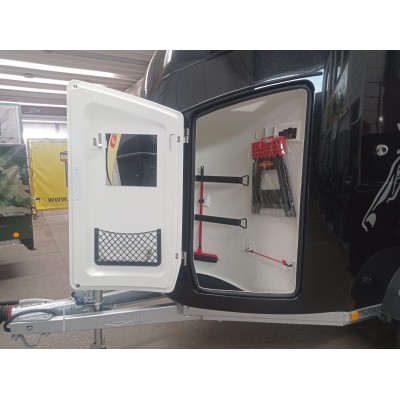 Trailer Trasporto cavalli Boeckmann Comfort in Vetroresina  due posti