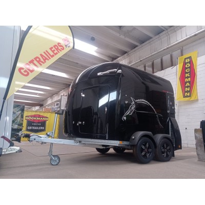 Trailer Trasporto cavalli Boeckmann Comfort in Vetroresina  due posti