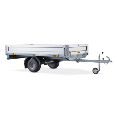 Offerta Carrello Rimorchio 750 kg Monoasse in Alluminio con 4 sponde apribili